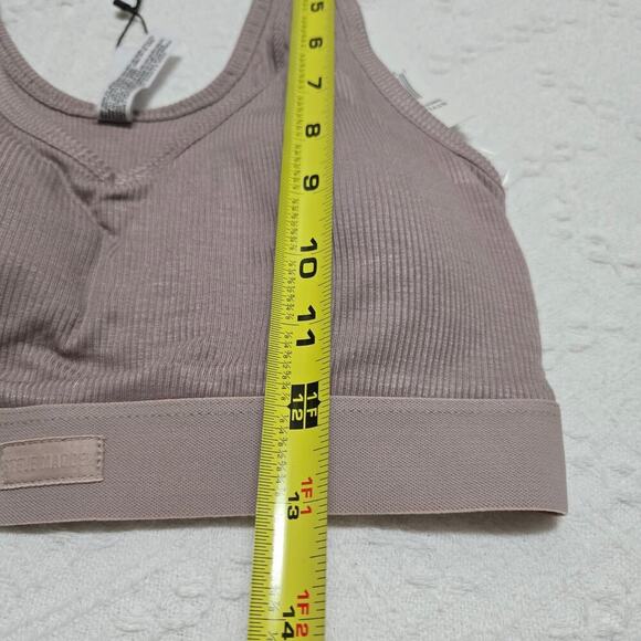 Steve Madden Ribbed stretch bralette lounge Sz med Athleisure - Picture 4 of 7